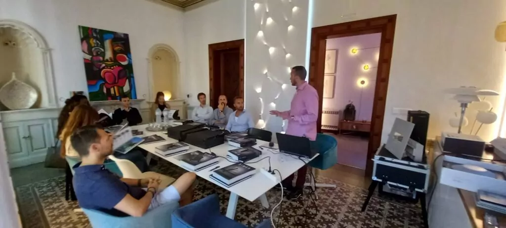 Worldlight | Professional Lighting Studio, Tag der Präsentation von Leuchten in unserem Studio für Fachleute der Architektur und Innenarchitektur.